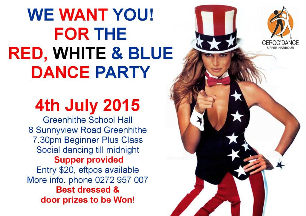Red White & Blue DP Flyer