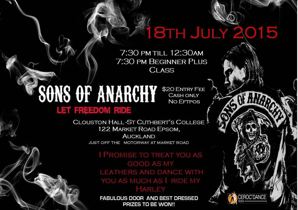 Sons of Anarchy Flyer