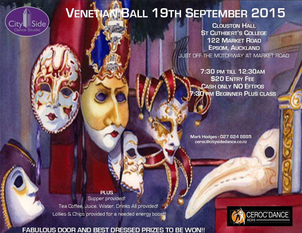 Venetian Party Flyer