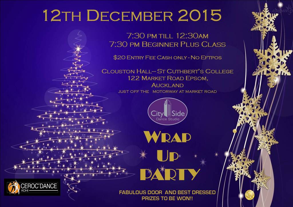Xmas party Flyer 2015