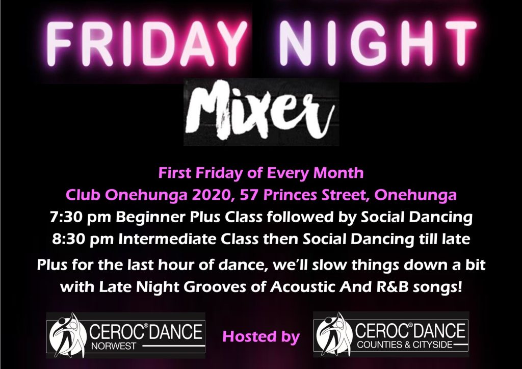 Friday Night Mixer @ Club Onehunga 2020